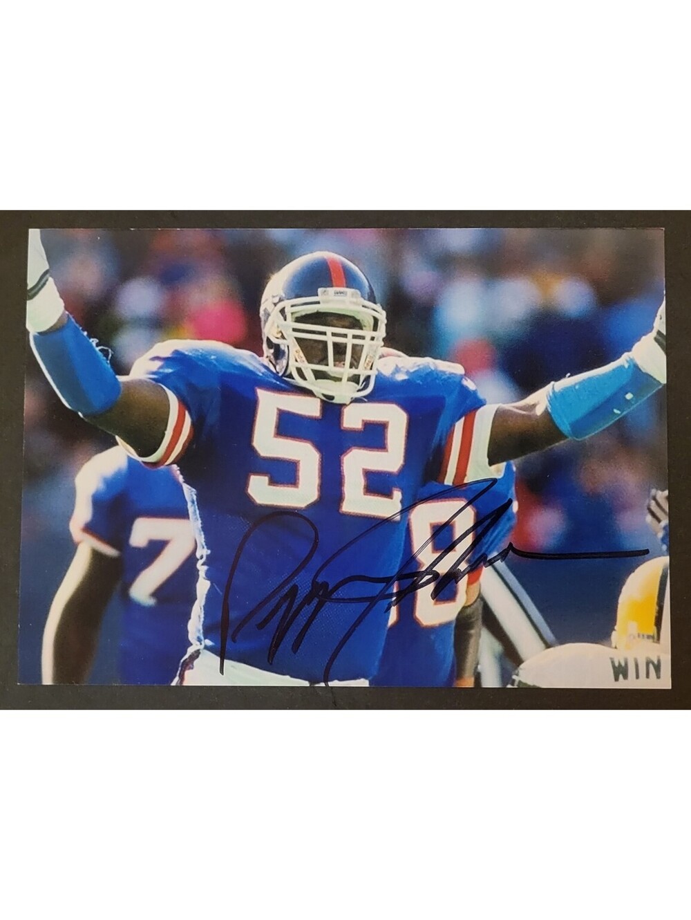 Pepper Johnson Autographed Signed 5"x7" Photo NFL New York Giants